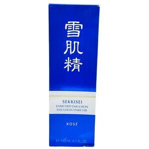 Kose Sekkisei Enriched Emulsion 4.7 fl oz Deep Hydrating Smooth Prep Skin Light